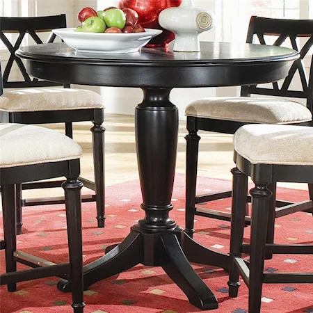 Round Counter Height Pub Table 42"